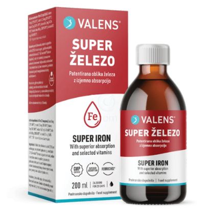 Slika Valens Super Železo, tekočina (200 ml)