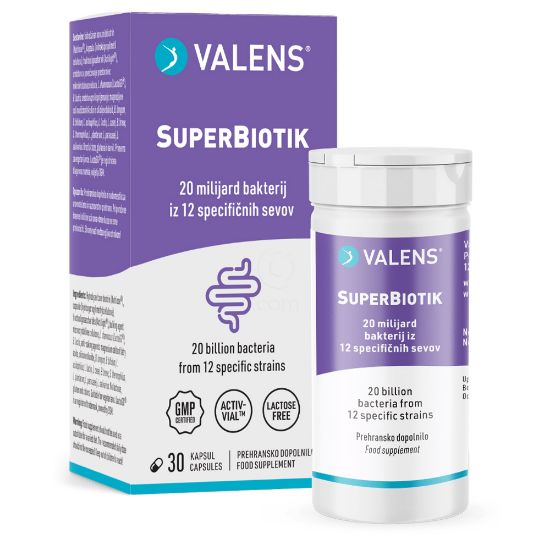 Slika Valens SuperBiotik, kapsule (30 kapsul)