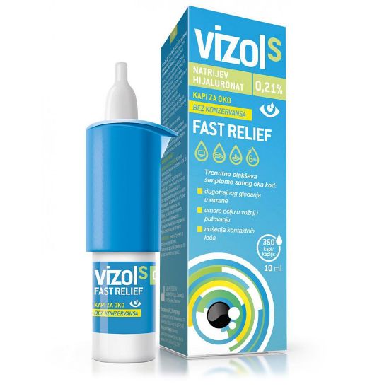 Slika Vizol S 0,21% Fast Relief, kapljice za oko (10 ml)
