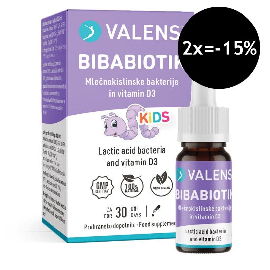 Slika Valens BibaBiotik, kapljice (7,5 ml)