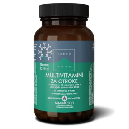 Slika Terranova Multivitamini za otroke, kapsule (50 kapsul)