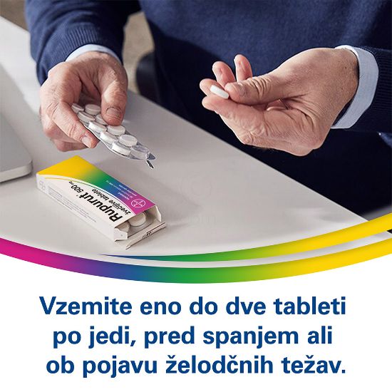 Slika Rupurut 500 mg, žvečljive tablete (20 žvečljivih tablet)