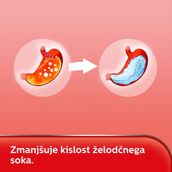 Slika Rennie 680 mg/80 mg (24 žvečljivih tablet)