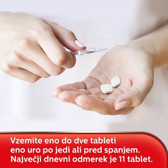 Slika Rennie 680 mg/80 mg (24 žvečljivih tablet)