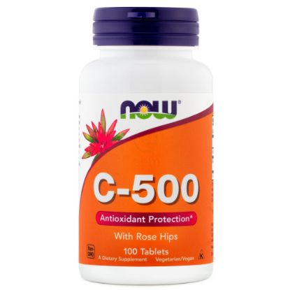 Slika NOW Vitamin C-500 (100 tablet)