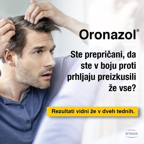 Slika Oronazol 20 mg/g, zdravilni šampon (100 ml)