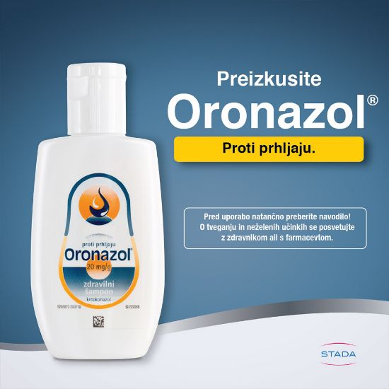 Slika Oronazol 20 mg/g, zdravilni šampon (100 ml)