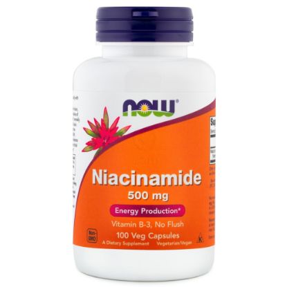 Slika NOW Niacin, vegetarijanske kapsule (100 kapsul)