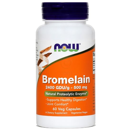 Slika NOW Bromelain 500 mg (60 kapsul)
