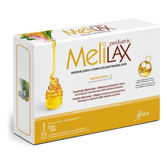 Slika Melilax Pediatric Aboca, mikroklizma (6 x 5 g)