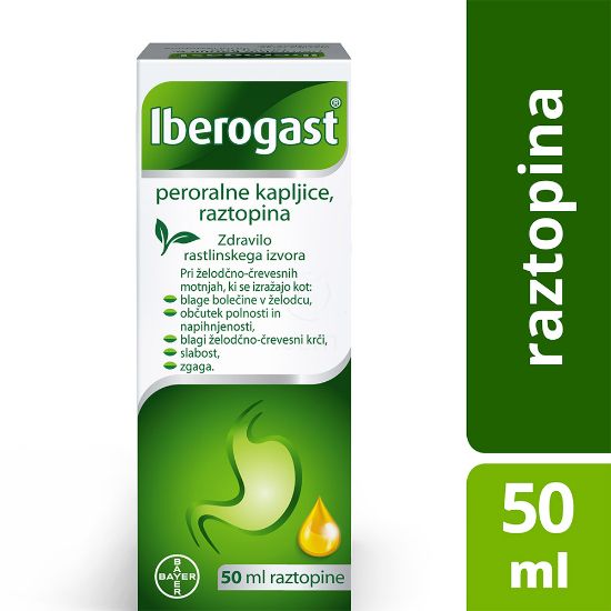 Slika Iberogast peroralne kapljice, raztopina (50 ml)