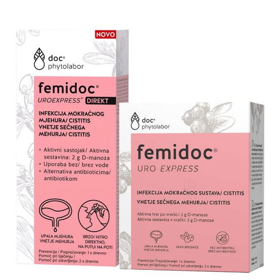 Slika Femidoc Uro Express, paket (14 x 2 g + 10 x 2 g)