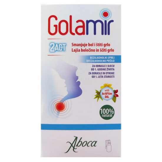 Slika Golamir 2ACT Aboca, brezalkoholno pršilo (30 ml)