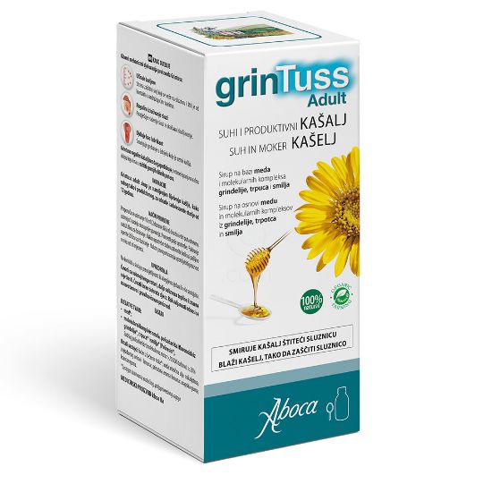 Slika Grintuss Adult Aboca, sirup (128 g)