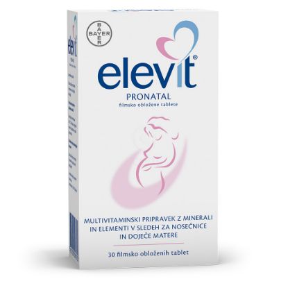 Slika Elevit Pronatal, filmsko obložene tablete (30 tablet)