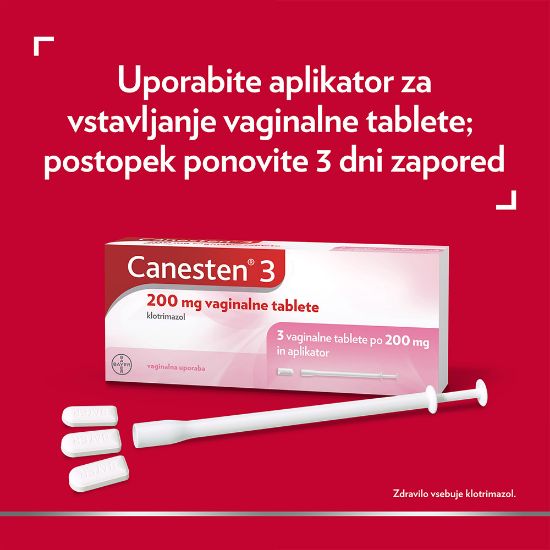 Slika Canesten 3 200 mg, vaginalne tablete (3 tablete)