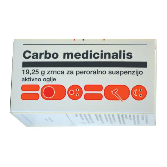 Slika Carbo medicinalis 19,25 g, zrnca za peroralno suspenzijo (50 g)