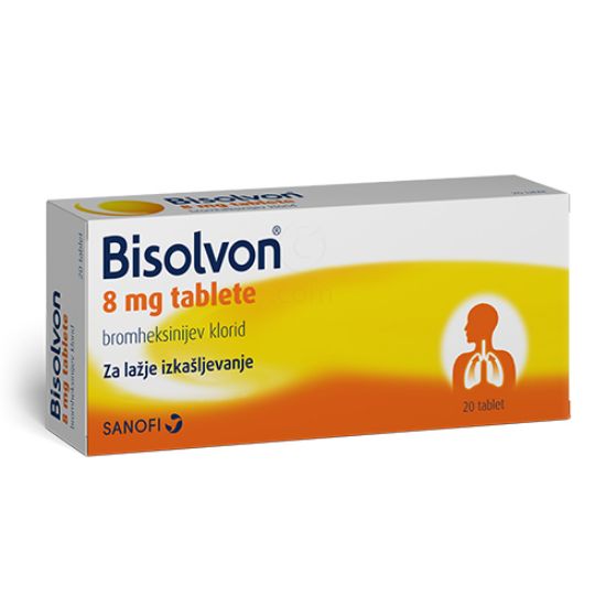 Slika Bisolvon 8 mg (20 tablet)