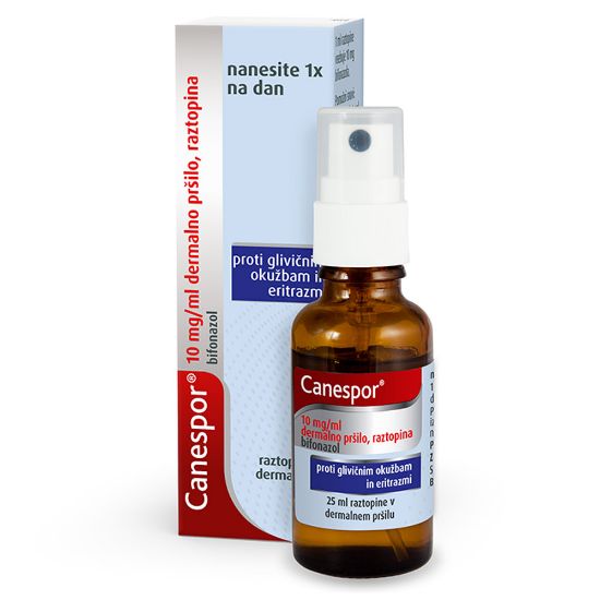 Slika Canespor 10 mg/ml, dermalno pršilo (25 ml raztopina)