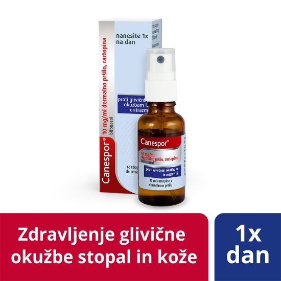 Slika Canespor 10 mg/ml, dermalno pršilo (25 ml raztopina)