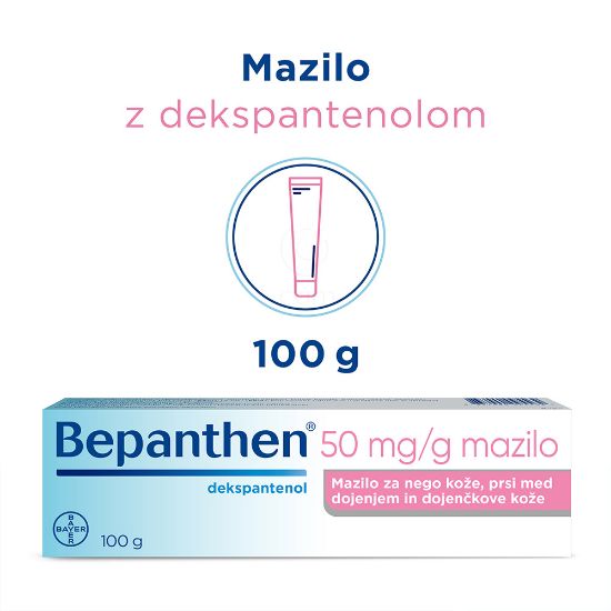 Slika Bepanthen 50 mg/g, mazilo (100 g)