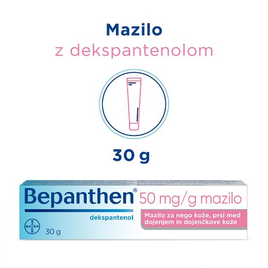 Slika Bepanthen 50 mg/g, mazilo (30 g)