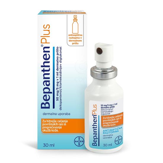 Slika Bepanthen plus 50 mg/5 mg v 1 ml, dermalno pršilo (30 ml)