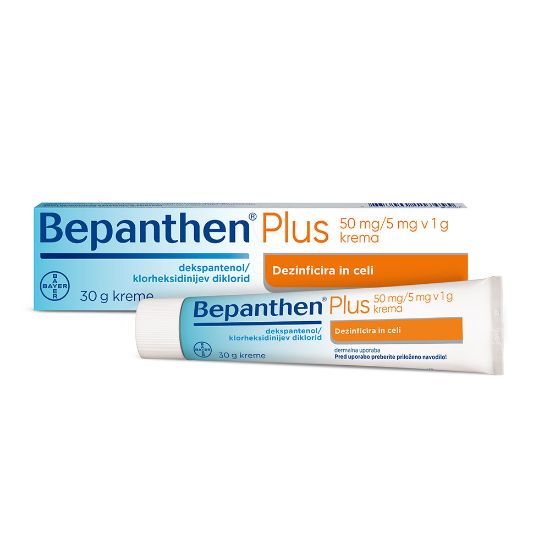 Slika Bepanthen plus 50 mg/5 mg v 1 g, krema (30 g)