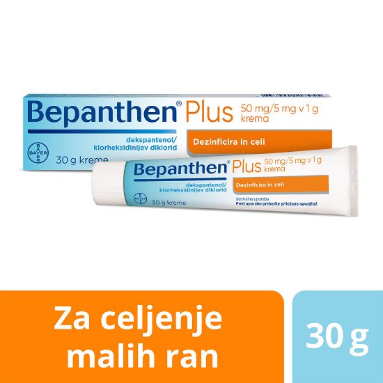 Slika Bepanthen plus 50 mg/5 mg v 1 g, krema (30 g)