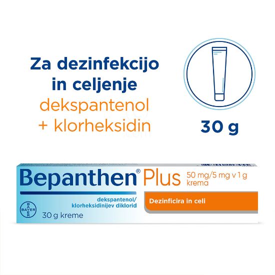 Slika Bepanthen plus 50 mg/5 mg v 1 g, krema (30 g)