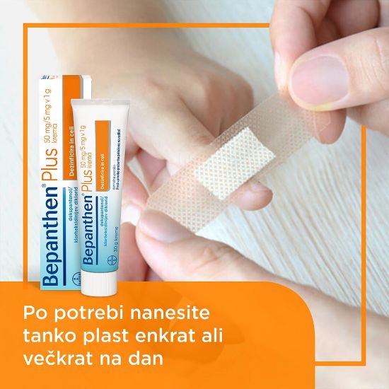 Slika Bepanthen plus 50 mg/5 mg v 1 g, krema (30 g)