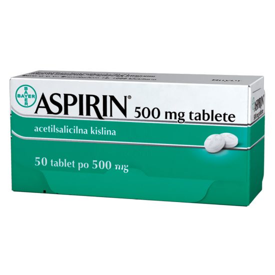 Slika Aspirin 500 mg (50 tablet)