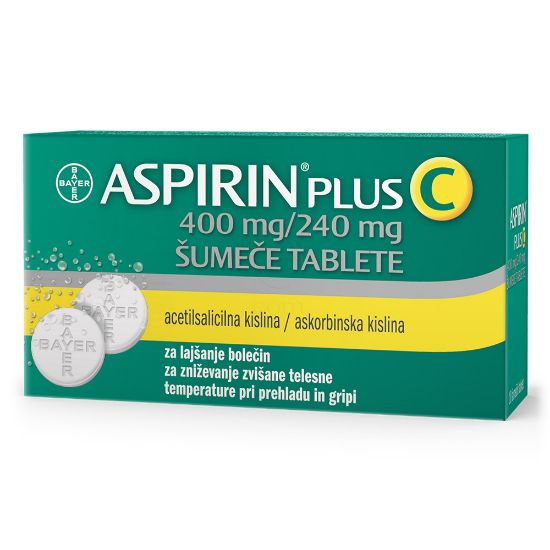 Slika Aspirin plus C 400 mg/240 mg, 10 šumečih tablet
