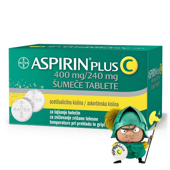 Slika Aspirin plus C 400 mg/240 mg, 20 šumečih tablet