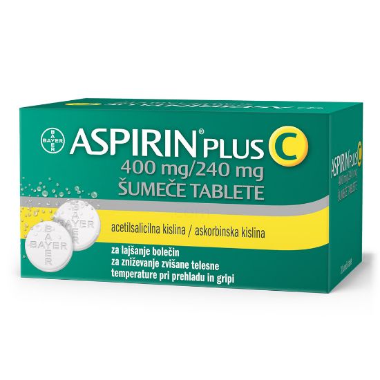 Slika Aspirin plus C 400 mg/240 mg, 20 šumečih tablet