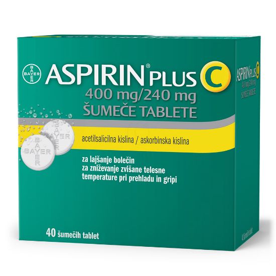Slika Aspirin plus C 400 mg/240 mg, 40 šumečih tablet