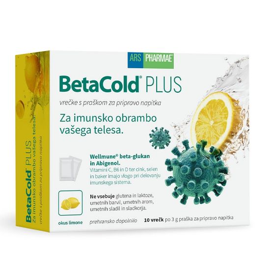 Slika BetaCold Plus, vrečke (10 x 3 g)