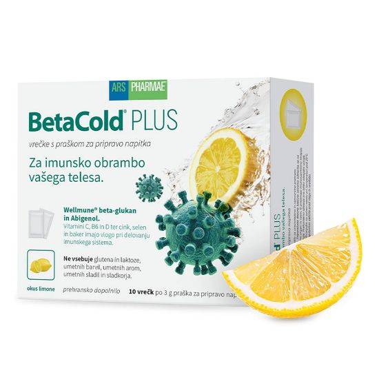 Slika BetaCold Plus, vrečke (10 x 3 g)