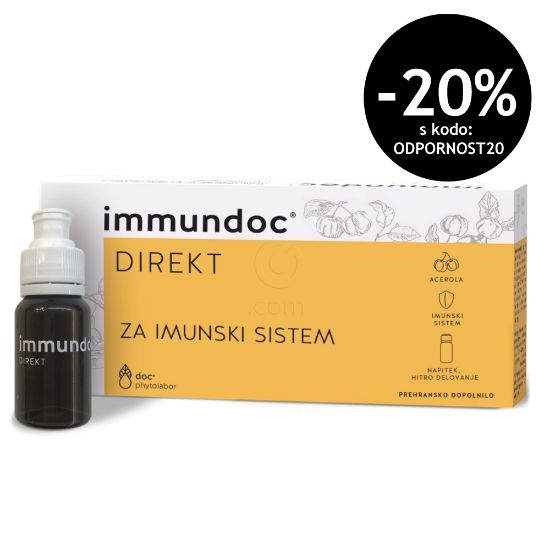 Slika immundoc Direkt, napitek v stekleničkah (6 x 12,3 g)