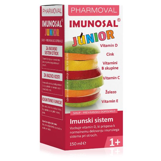 Slika Imunosal Junior, sirup za otroke (150 ml)