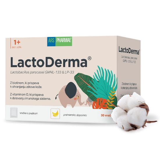 Slika LactoDerma Ars Pharmae, prašek v vrečkah (30 vrečk)