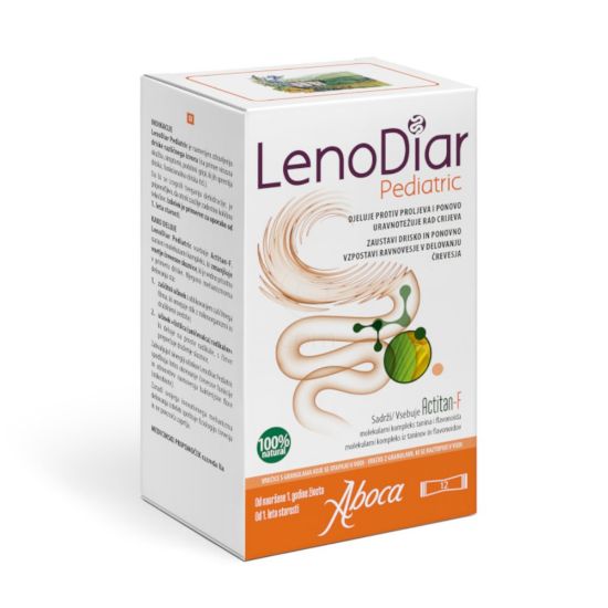 Slika LenoDiar Pediatric Aboca, granule (12 vrečk)
