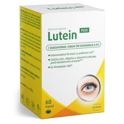 Slika Lutein Plus, mehke kapsule (60 kapsul)