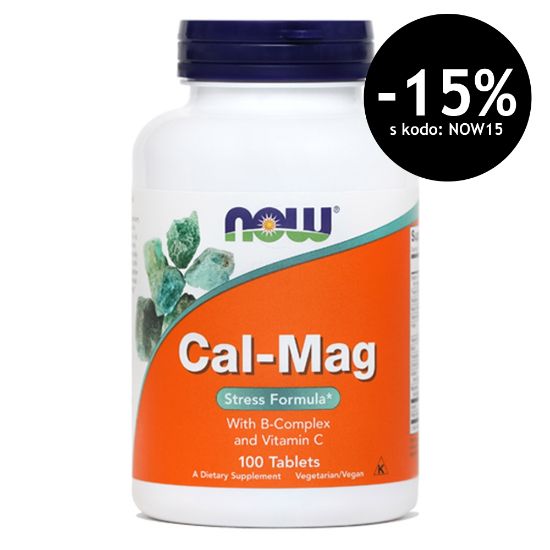 Slika NOW Cal-Mag Stres Formula (100 tablet)