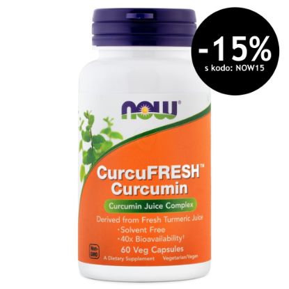 Slika NOW CurcuFresh Kurkumin 500 mg (60 kapsul)