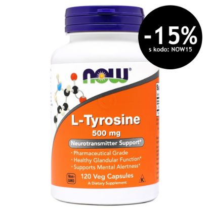 Slika NOW L-Tirozin (120 kapsul)