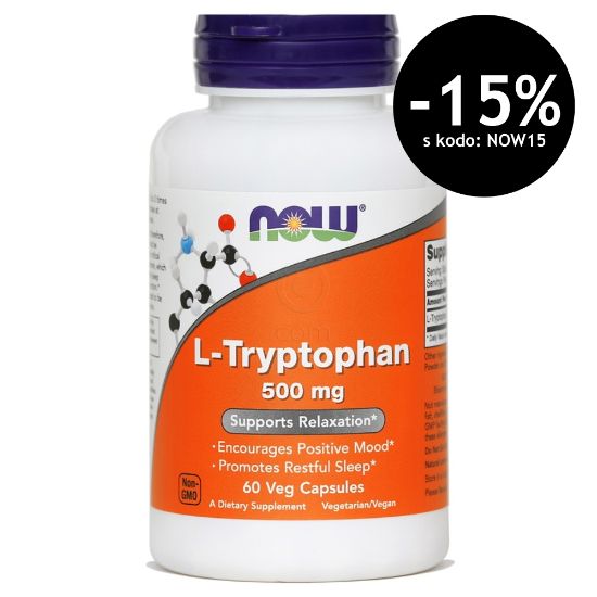 Slika NOW L-Triptofan (60 kapsul)