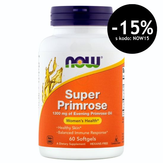 Slika NOW Super Svetlinovo olje (60 kapsul)