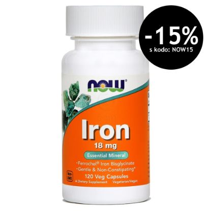 Slika NOW Železo (120 kapsul)