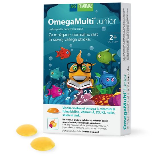 Slika OmegaMulti Junior Ars Pharmae (30 mehkih pastil)
